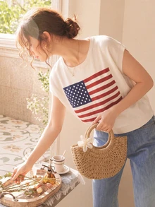 Áo len nữ không tay có mũ, màu trơn, kiểu dáng thanh lịch, thích hợp mặc hàng ngày vào mùa xuân và mùa hè. Màu trắng. - trắng - Xem 9