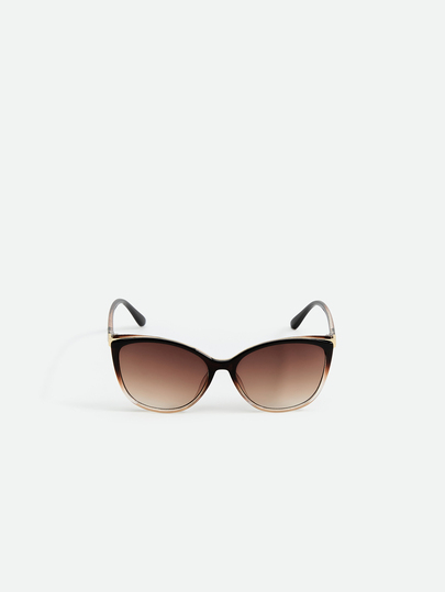 CHICVUE 1pc Plastic Cat Eye Frame Decorative Fashion Glasses