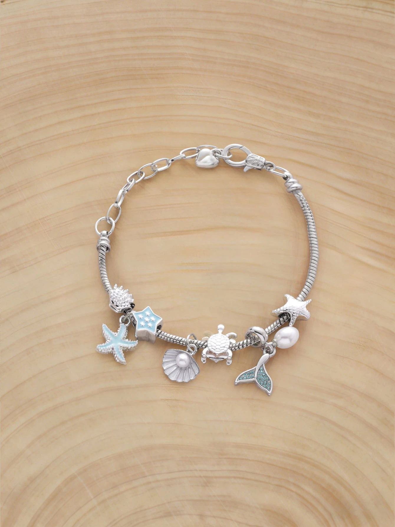 Glizzene This Fashionable And Unique Handmade Beaded Bracelet - Blue Ocean - View 1