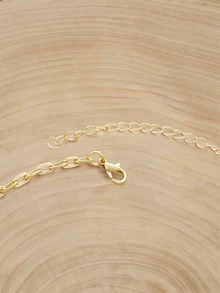 Glizzene 1 pieza Collar con cuentas de conchas marinas de estilo bohemio, collar de vacaciones para mujeres y niñas, accesorio casual para fiesta en la playa, collar con perlas y conchas de moda - Multicolor - Ver 5