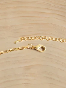 Glizzene 1 pieza Collar de perlas de arroz multicapa y colorido para mujer, adecuado para uso diario y vacaciones - Multicolor - Ver 5