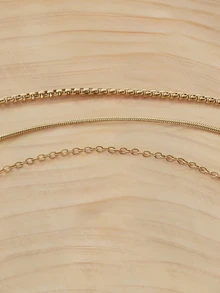 Glizzene Kalung Liontin - Yellow Gold - View 4