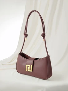 Clariva Bolso de hombro mini para mujer, regalo del Día de San Valentín - Café integral - Ver 2