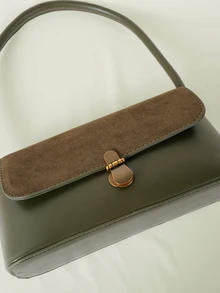 Clariva 2025 Retro Niche French Baguette Bag, New Fashion French Underarm Bag, Shoulder Handbag, Commuter Bag - Green - View 5