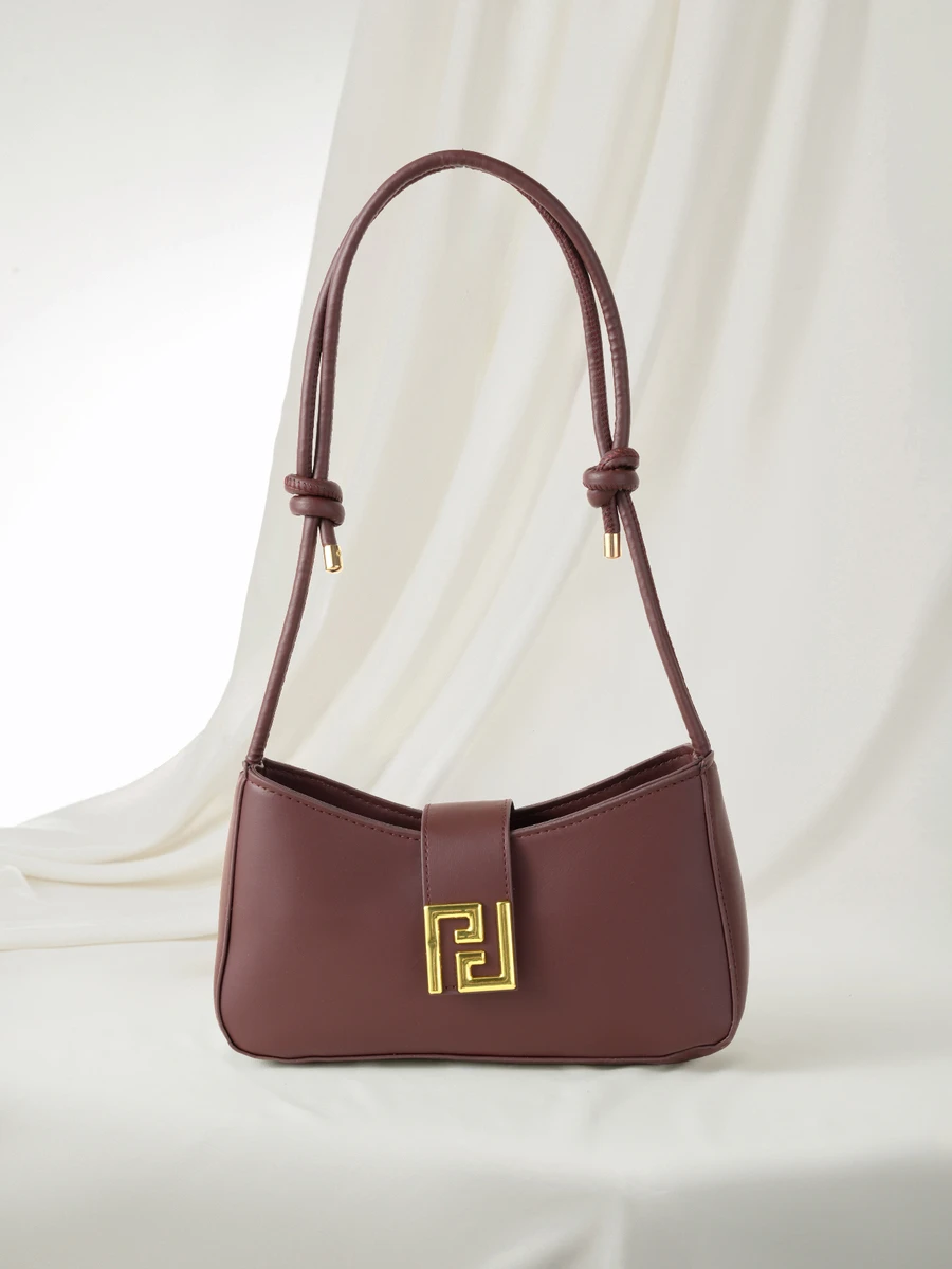 Clariva Bolso de hombro mini para mujer, regalo del Día de San Valentín - Café integral - Ver 1