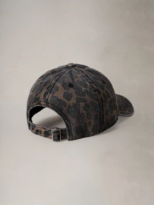 Hatastic 1pc Women's Leopard Print Baseball Cap, Fashion Versatile Sun Hat, Spring/Summer Halloween - Multicolor - View 2