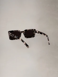 Hatastic Square Frame Fashion Glasses For Daily Life Sunglasses Beach Sun Glasses, Outdoor, Travel ,Back To School - Chocolate Brown - View 3