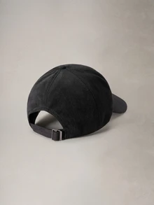 Hatastic 1頂男女通用純色M字Logo可調寬簷棒球帽，時尚簡約，返校季必備 - 彩色 - 查看 2