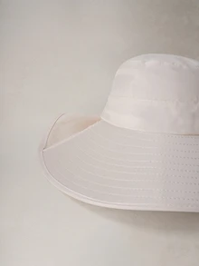 Hatastic 1件新款護頸遮陽帽，女款防曬遮陽，臉部與UV防護，大帽簷萬聖節款 - 彩色 - 查看 5
