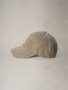 Hatastic 1件女款水洗素色復古休閒棒球帽，萬聖節適用 - 彩色 - 查看 3