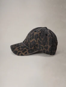 Hatastic 1pc Women's Leopard Print Baseball Cap, Fashion Versatile Sun Hat, Spring/Summer Halloween - Multicolor - View 3