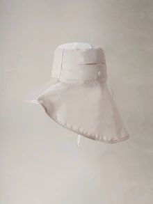 Hatastic 1件新款護頸遮陽帽，女款防曬遮陽，臉部與UV防護，大帽簷萬聖節款 - 彩色 - 查看 4