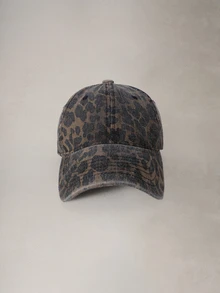 Hatastic 1pc Women's Leopard Print Baseball Cap, Fashion Versatile Sun Hat, Spring/Summer Halloween - Multicolor - View 1