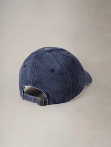Hatastic 1件海軍藍雙心棒球帽，戶外遮陽帽，中性必備單品，萬聖節 - 深藍色 - 查看 2