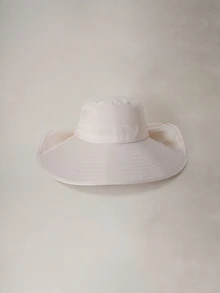 Hatastic 1件新款護頸遮陽帽，女款防曬遮陽，臉部與UV防護，大帽簷萬聖節款 - 彩色 - 查看 1