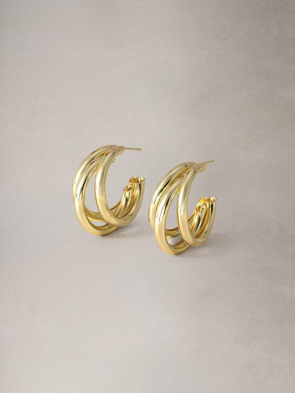 Hatastic Layered Cuff Hoop Earrings Back To School