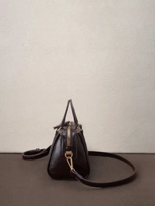 Hatastic Boston Handbag, Shoulder Bag, Pillow Bag Back To School - Coffee - View 4