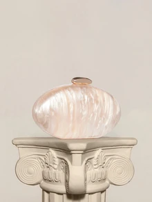 Rylithe Champagne Shell Shaped Acrylic Clutch Bag,  Suitable For Women's Weddings, Parties, - Champagne - View 2
