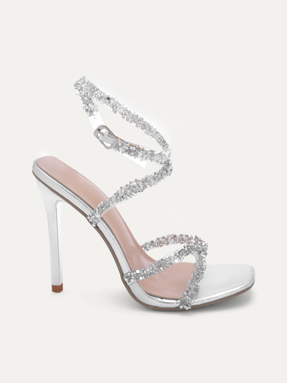 TuEzra Women's Fashion High Heel Shoes: Suede Leopard Print Flat Sandals, Nude Wrap Strap Sandals, Minimalist Square Toe Sandals