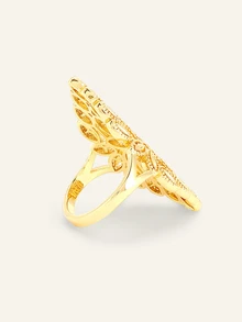 Farahzel 1pc Women's Charming Ring, Suitable For Engagement Party, Valentine's Day And Other Occasions - 1# - View 5