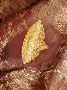 Farahzel 1pc Women's Charming Ring, Suitable For Engagement Party, Valentine's Day And Other Occasions - 1# - View 1