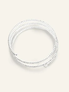 Farahzel 1pc Berlian Imitasi Dekorasi Manset Bangle - Antique Silver - View 6