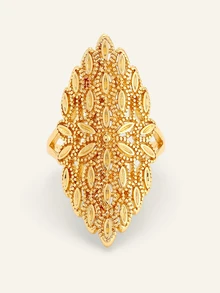 Farahzel 1pc Women's Charming Ring, Suitable For Engagement Party, Valentine's Day And Other Occasions - 1# - View 4