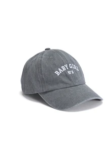 Hatastic 1 件女士休闲可调节软顶棒球帽，浅灰色 - 淺灰色 - 查看 4