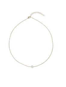 Okurime. 1pc Simple & Elegant Pendant Necklace Suitable For Women's Daily Wear - Gold - View 3