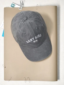 Hatastic 1 件女士休闲可调节软顶棒球帽，浅灰色 - 淺灰色 - 查看 2