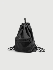 DareSee Lightweight Drawstring Backpack, Versatile Sport/ Travel Simple Backpack, Outdoor Fitness Casual Drawstring Bag Halloween - Multicolor - View 3