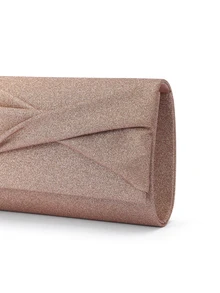 Moonlit EveBag Fashionable Shiny Evening Clutch Bag For Parties - Champagne - View 6