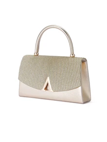 Rylithe This Shiny Clutch Is Suitable For Evening Galas And Balls, With A High-End And Fashionable Style,Sequin Dresses - Gold - View 3