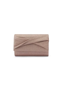 Moonlit EveBag Fashionable Shiny Evening Clutch Bag For Parties - Champagne - View 2