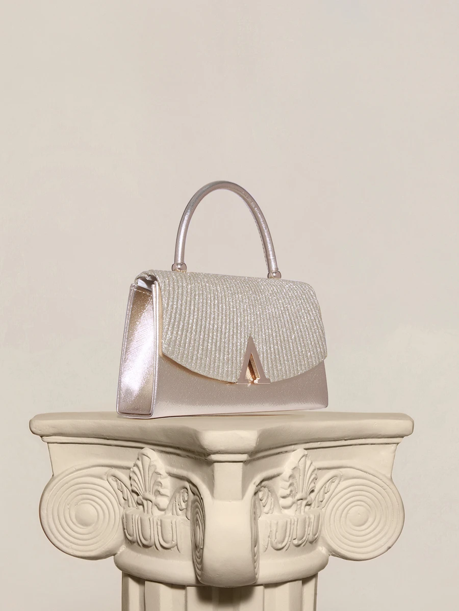 Rylithe This Shiny Clutch Is Suitable For Evening Galas And Balls, With A High-End And Fashionable Style,Sequin Dresses - Gold - View 1