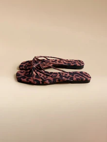 Glizzene Sandal Wanita Modis - Ringan, Bernapas, Ujung Terbuka, Datar, Sepatu Kasual Musim Panas dengan Sol Dalam yang Nyaman dan Tali yang Dapat Diatur - MultiWarna - View 4