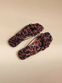 Glizzene Sandal Wanita Modis - Ringan, Bernapas, Ujung Terbuka, Datar, Sepatu Kasual Musim Panas dengan Sol Dalam yang Nyaman dan Tali yang Dapat Diatur - MultiWarna - View 3