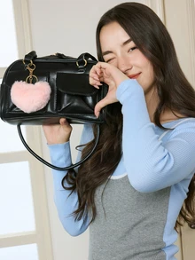 Okurime. Adorable Keychain - Perfect Gift For The Special Woman In Your Life! Soft Plush Pendants For Bags And Pendants Car Accessories - Multicolor - View 2