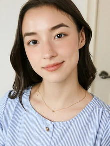 Okurime. 18K 镀金 1 件不锈钢链金色竹节 6 爪水钻项链，适合女性日常佩戴和节日礼物 - 金黃色 - 查看 5