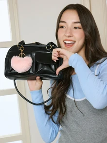 Okurime. Adorable Keychain - Perfect Gift For The Special Woman In Your Life! Soft Plush Pendants For Bags And Pendants Car Accessories - Multicolor - View 4