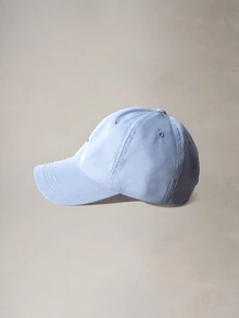 Hatastic 1/2pcs Unisex Y2K Style Embroidered Floral Baseball Cap, Youth Fashion Sun Hat Halloween - Baby Blue - View 3