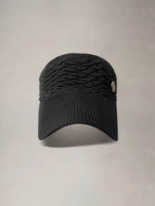 Hatastic 1件中性可調節遮陽帽，休閒多功能透氣防曬帽，適合日常穿著，時尚百搭萬聖節 - M標空頂帽 - 查看 1