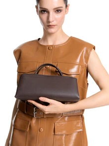 CHICVUE Women Retro Style Handle Bag - Coffee - View 1