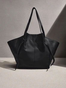 NobleVue Tas Bahu Fashion Wanita, Tas Selempang, Edisi Khusus, Desain Elegan, Kapasitas Besar, Tahan Lama - Hitam - View 3