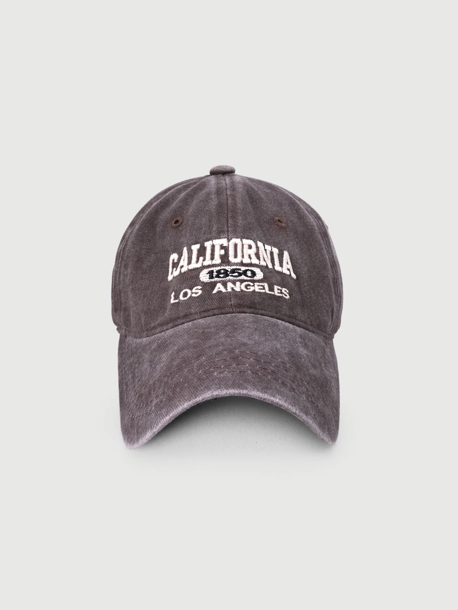 DareSee 1pc Women's City Name "CALIFORNIA" Letter Embroidered Washed Vintage Baseball Cap, Suitable For Spring, Summer Halloween - Multicolor - View 1