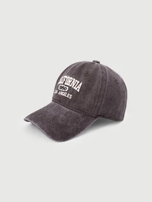 DareSee 1pc Women's City Name "CALIFORNIA" Letter Embroidered Washed Vintage Baseball Cap, Suitable For Spring, Summer Halloween - Multicolor - View 3