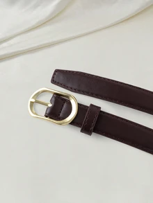 Clariva 1pc Women's Braided Belt, New Retro Style Waist Rope, Decorative Belt For Dress, Suitable For Daily Wear - A - View 3