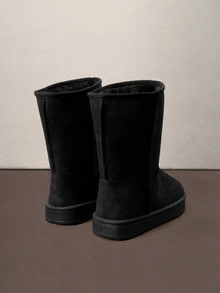 Hatastic Latest Winter Snow Fashionable Mid-Calf Warm Women Boots,Fur,Party Halloween - Black - View 2