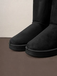 Hatastic Latest Winter Snow Fashionable Mid-Calf Warm Women Boots,Fur,Party Halloween - Black - View 4