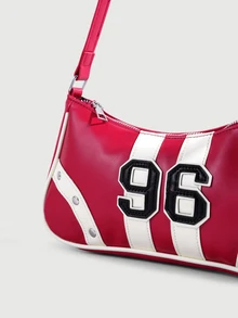 DareSee New Fashion Versatile Textured Shoulder Bag, Underarm Handbag For Women Halloween - Red - View 4